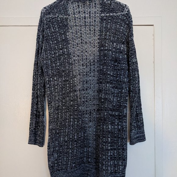 American Eagle Long Open-Front Cardigan - Picture 2 of 6